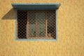 Minimal Window and colourful house, Worli Village, Mumbai Royalty Free Stock Photo