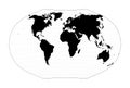 Minimal world map.