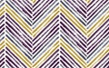 Brush stroke chevron zig zag seamless pattern