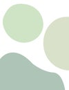 Minimalism illustration. Pastel pallete background