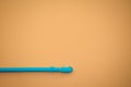 Minimalism style, Blue water tube on the wall. Royalty Free Stock Photo