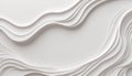 White Paper Waves Abstract Background 2 Royalty Free Stock Photo