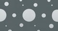 Abstract Background with White Circles on Gray Royalty Free Stock Photo