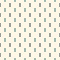 Minimalist abstract background. Simple modern print with arrows. Blue colors seamless pattern with geometric figures. Royalty Free Stock Photo