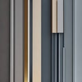 1620 Minimalist Abstract Shapes: A modern and minimalist background featuring abstract shapes with clean lines, simple forms, an
