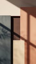Minimalist Abstract Shapes with Subtle Shadow Texture Royalty Free Stock Photo