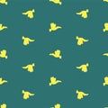 Minimalist animal seamless pattern with flying birds vector Royalty Free Stock Photo