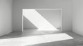 Minimalist Architectural Space with Sunlight Streaming Through an Open Doorway. Concept of Simplicity, Serenity, and Royalty Free Stock Photo
