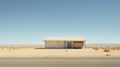 Minimalist Architecture: A Photographic Portrait Of An Empty Building In The Desert