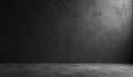 Minimalist backdrop dark gray to light black. Soft gradient subtle texture. Empty space. Suitable product display tech design.