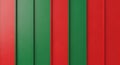 Minimalist background design featuring vertical red and green stripes abstract geometric pattern texture graphic created with AI Royalty Free Stock Photo