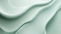 Minimalist background with soft gradient from pale green to light gray, with smooth, raised