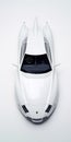 Minimalist Beauty: Hyper-realistic Still Life Of A White Sports Car