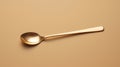 Minimalist Simple Art Belgian Dubbel With Spoon