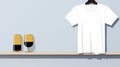 Minimalist Belgian Dubbel Shirt - Simple Art Design