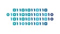 Minimalist Binary Code Pattern Vector Icon for Tech Data, vector design Generative AI Royalty Free Stock Photo