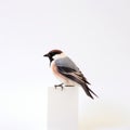 Minimalist Bird On Block: Frieke Janssens Taxidermy Art