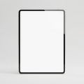 Minimalist black frame against white background Royalty Free Stock Photo