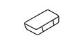 Eraser Outline Icon Vector Illustration Royalty Free Stock Photo