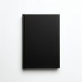 Minimalist black rectangular object against a plain white background Royalty Free Stock Photo
