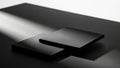 Minimalist black surfaces in shadow Royalty Free Stock Photo
