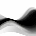Minimalist Black And White Wavy Line Visual Design