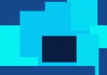 Minimalist blue abstract geometric background. Vector illustration Royalty Free Stock Photo