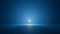 Minimalist Blue Gradient Background with a Single Bright Light Source stock Royalty Free Stock Photo