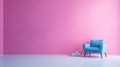 minimalist blue pink background