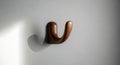 Wooden Wall Hook Minimalist Design, Home Decor, Hanger Royalty Free Stock Photo