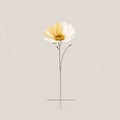 Minimalist Charm: Single Line Flower