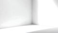 minimalist chic soft grey tones define a light-drenched corner room mockup