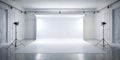 Empty white studio background Royalty Free Stock Photo