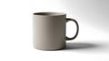 Minimalist coffee mug with clean design on white background Royalty Free Stock Photo