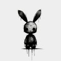 Minimalist Comics: Cute Ant Mourns Dead Rabbit
