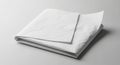 Blank White Folded Paper Sheets Mockup on Light Background Royalty Free Stock Photo