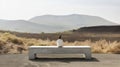 Minimalist Concrete Platform With Candice Swanepoel At Mount Etna