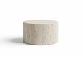 Minimalist concrete side table Royalty Free Stock Photo