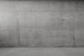 Minimalist Concrete Wall and Floor Background, AI Generated