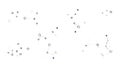 Minimalist Constellation Star Map Icon, vector design Generative AI Royalty Free Stock Photo