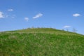 Minimalist countryside landscape in Tuscany, Italy