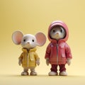 Minimalist 3d Dolls: Mouse And Anthony In Hip Hop Aesthetics