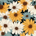 Minimalist daisy design for minimalist style