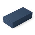 Minimalist dark blue rectangular box Royalty Free Stock Photo