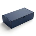 Minimalist dark gray rectangular storage box Royalty Free Stock Photo
