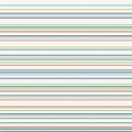 Minimalist Design with Colorful Horizontal Stripes on White Background. Royalty Free Stock Photo