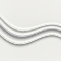 A minimalist design featuring three parallel, undulating white lines on a textured plain Royalty Free Stock Photo