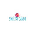 Minimalist design Sweet Candy pretty logo design