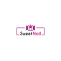 Minimalist design Sweet Nail pretty logo design