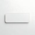 Minimalist design of a white rectangular object on a plain background Royalty Free Stock Photo